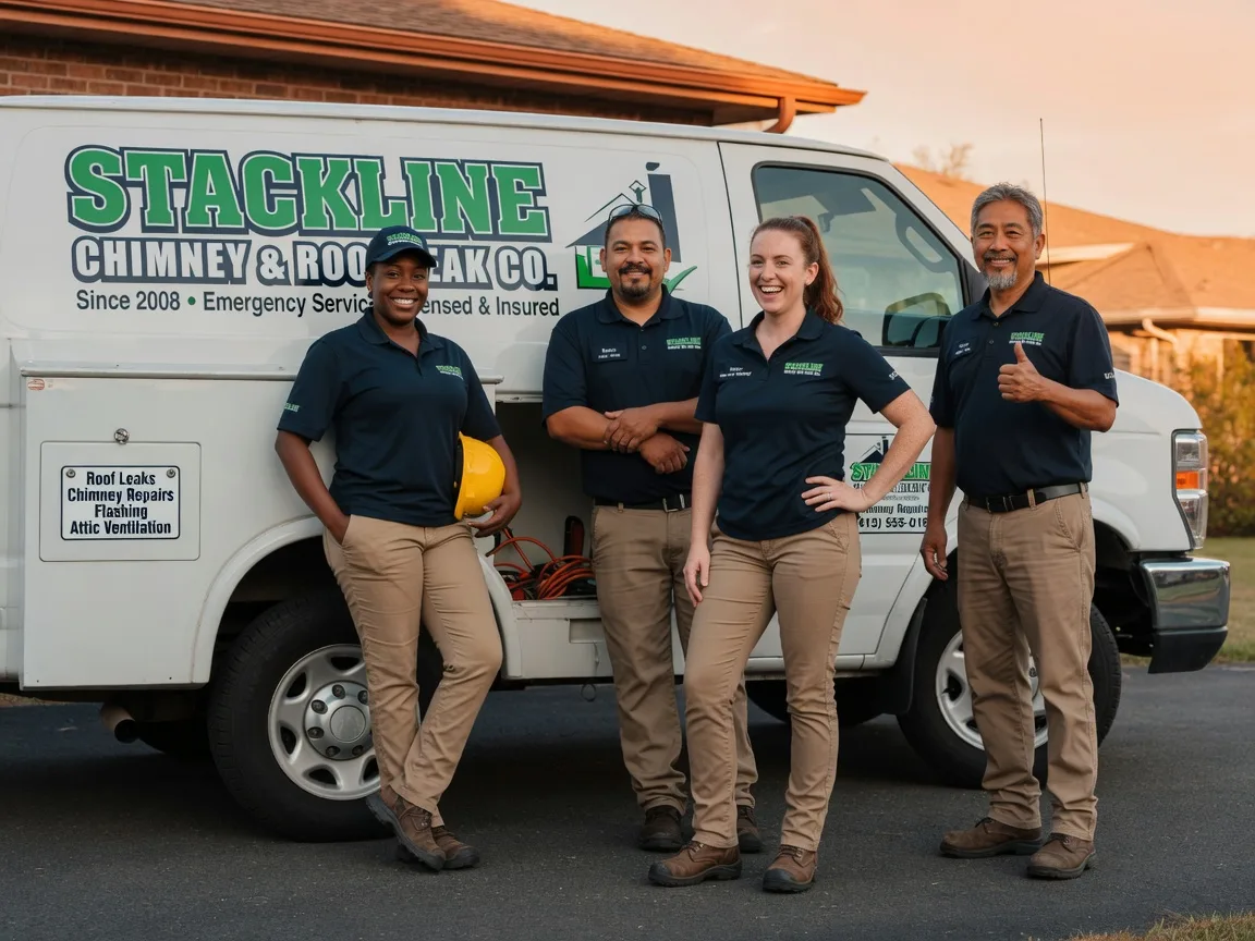 Chimney flashing repair company in Forsyth, GA